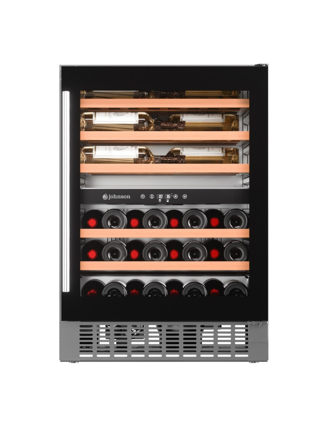 🍷 Vinoteca Johnson JRVN46SB87D 87 cm – 46 Botellas Dual Zone