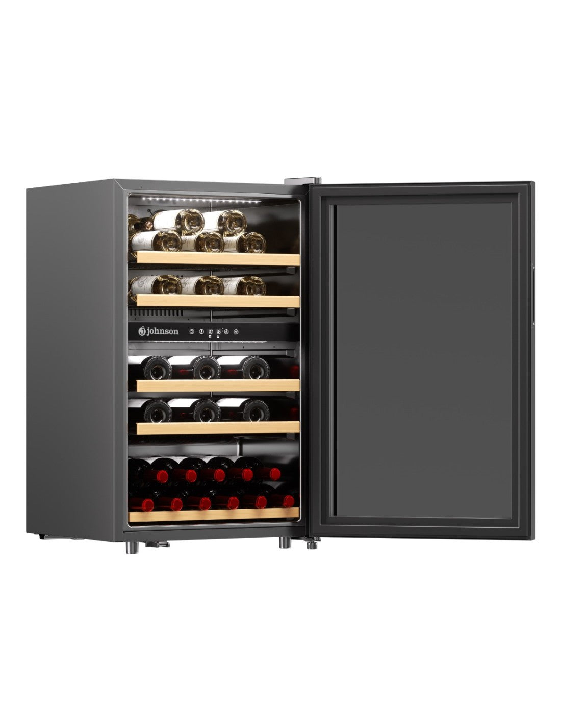 🍷 Vinoteca Johnson JRVN46F88D 90 cm – 53 Botellas Dual Zone