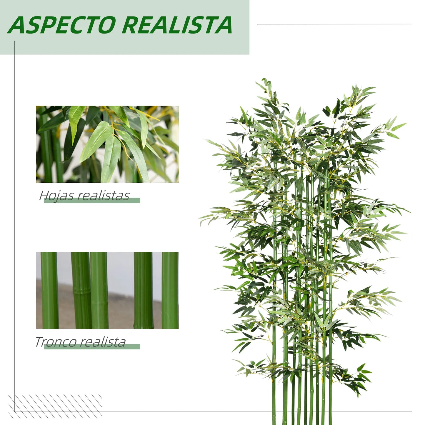 🎋 BAMBÚ ARTIFICIAL 180 CM CON MACETA DE MADERA – ELEGANCIA NATURAL PARA HOGAR Y OFICINA