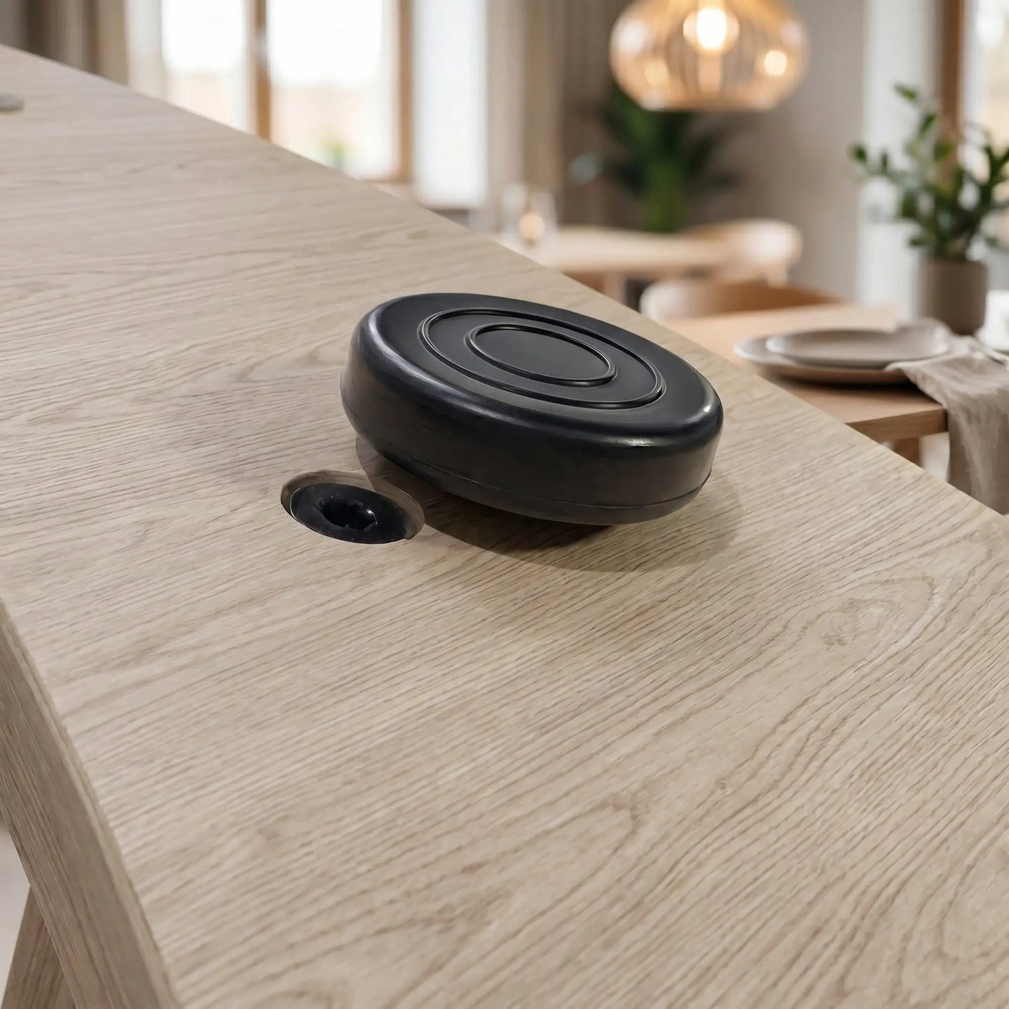 🍽️ Mesa de Comedor Redonda Ø120 cm para 4-6 Personas – Base de Listones – Madera Natural | JAM MUEBLES