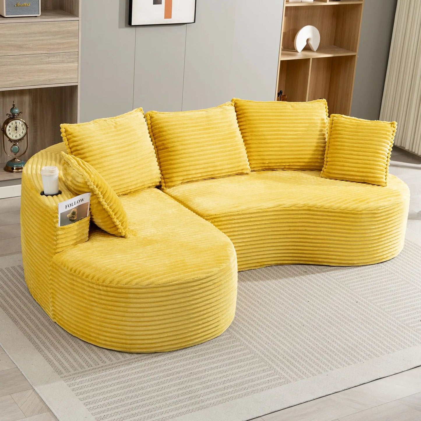 🛋️ BOGESOFA DE PANA – DISEÑO CONFORTABLE, PORTAVASOS Y COJINES