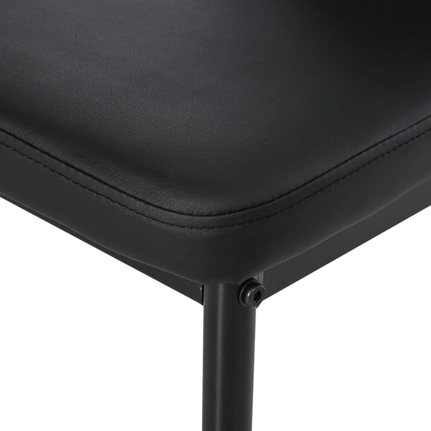 🖤 Conjunto de Comedor CRISTALIA 120 cm – Mesa Cristal + 4 Sillas
